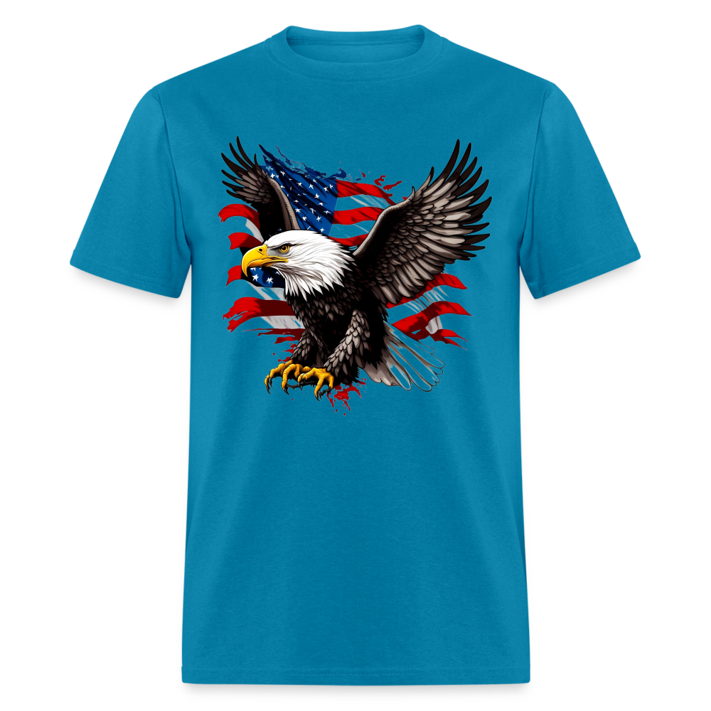 American Eagle T-Shirt Color: turquoise