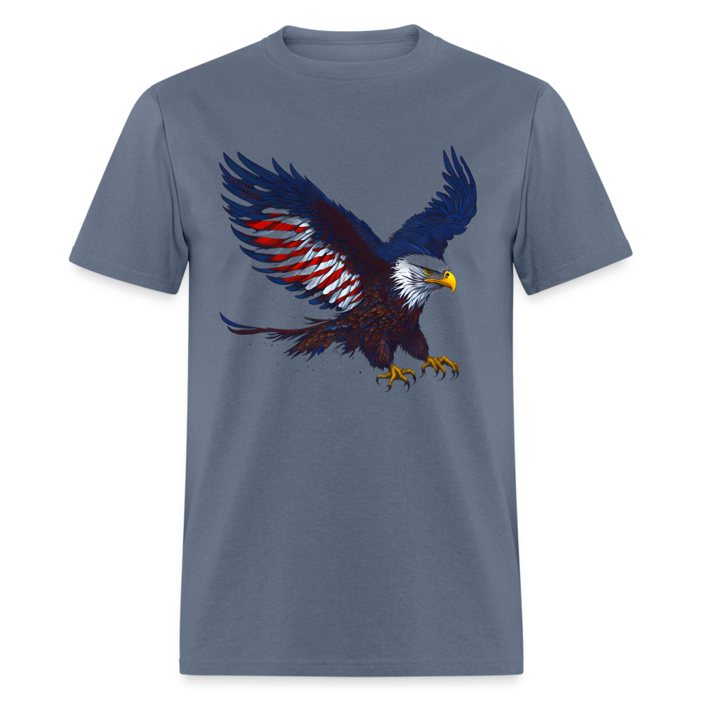 Patriotic American Eagle T-Shirt Color: denim