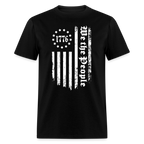1776 We The People T-Shirt White Flag 13 Stripes