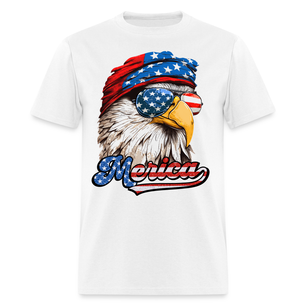 Merica Eagle T-Shirt Color: white