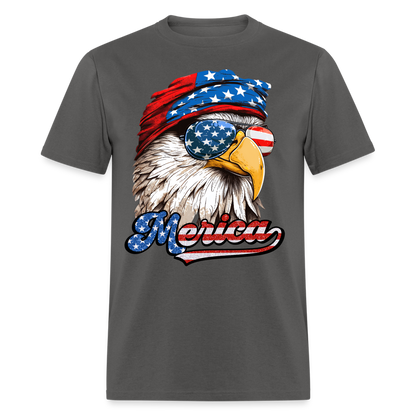 Merica Eagle T-Shirt Color: charcoal