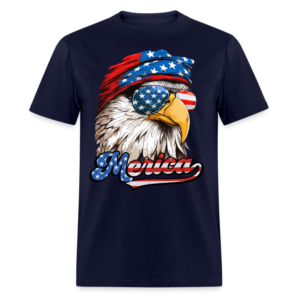 Merica Eagle T-Shirt Color: navy