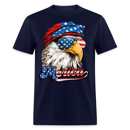Merica Eagle T-Shirt Color: navy