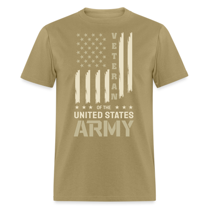 Veteran of the United States Army T-Shirt Color: khaki