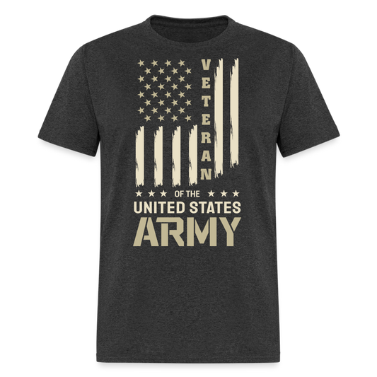 Veteran of the United States Army T-Shirt Color: heather black
