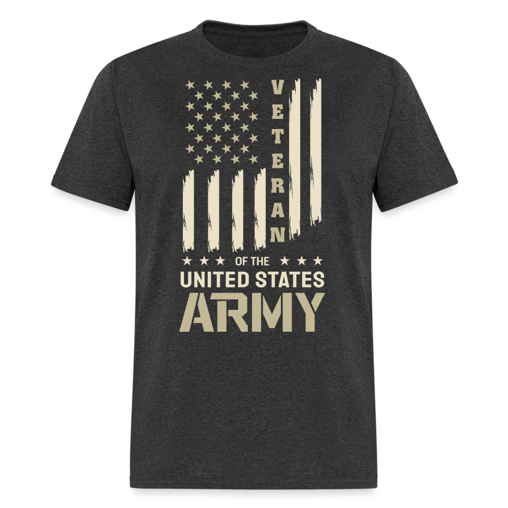 Veteran of the United States Army T-Shirt Color: heather black