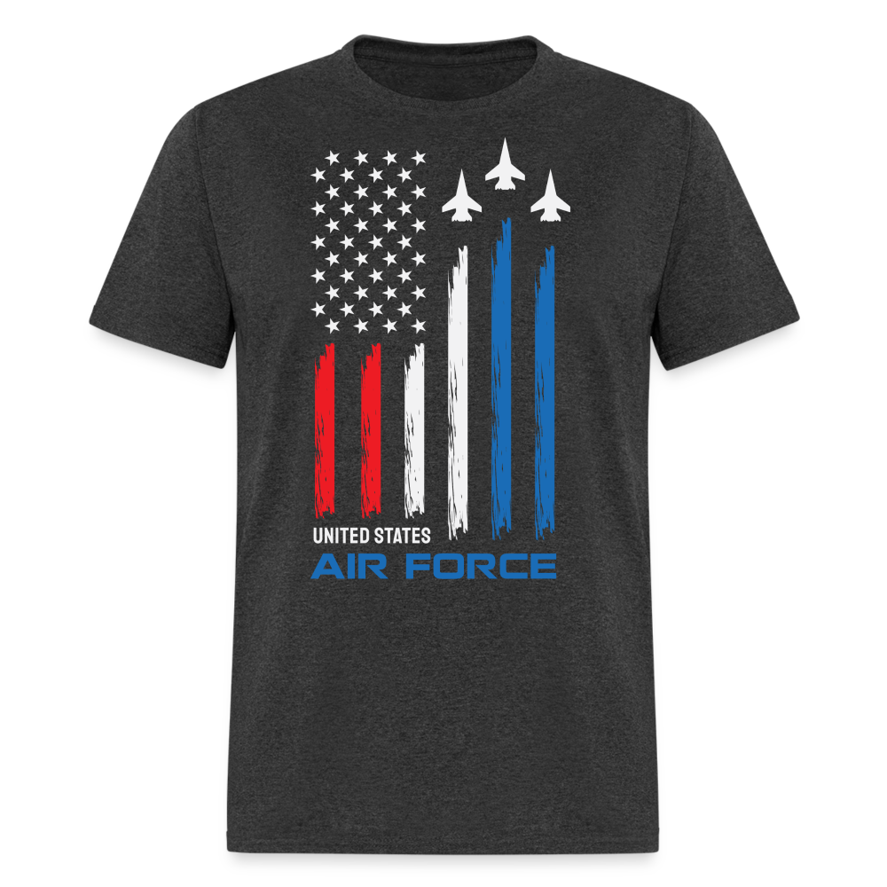 United States Air Force T-Shirt Color: heather black