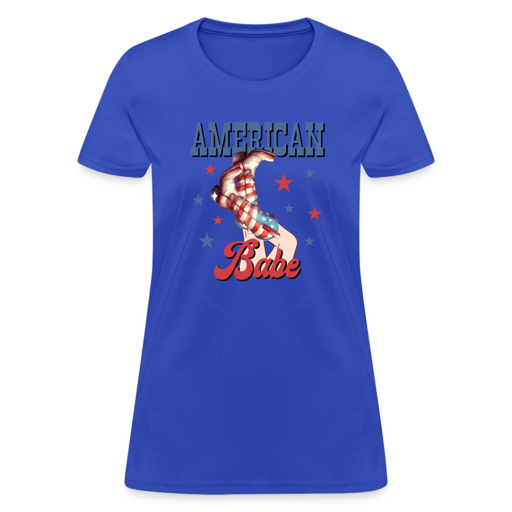 American Babe T-Shirt Color: royal blue