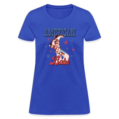 American Babe T-Shirt Color: royal blue