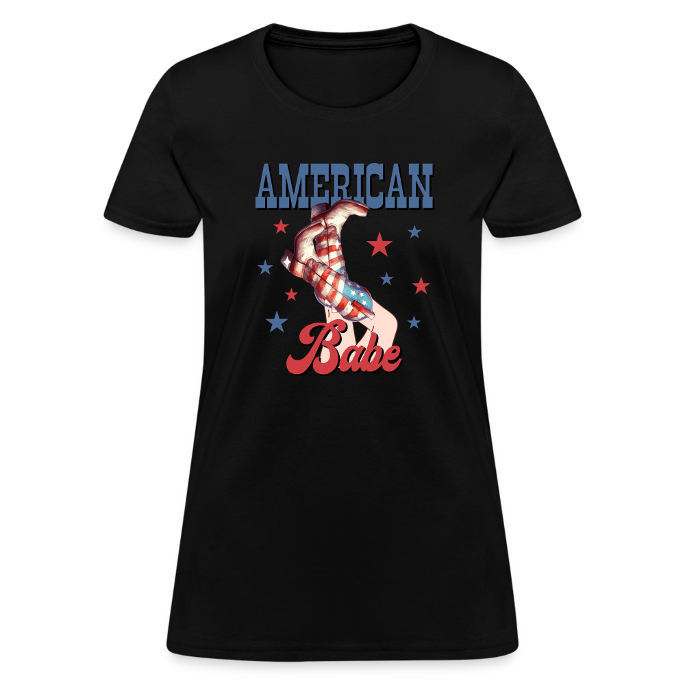 American Babe T-Shirt Color: black