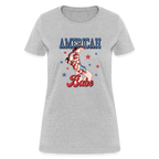 American Babe T-Shirt Color: heather gray