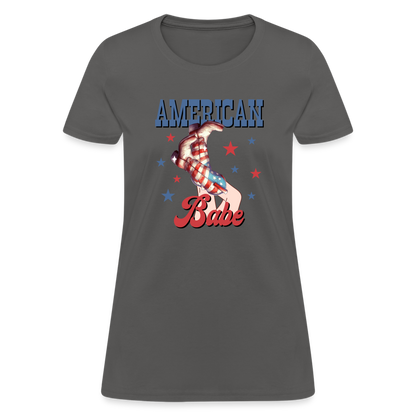 American Babe T-Shirt Color: charcoal