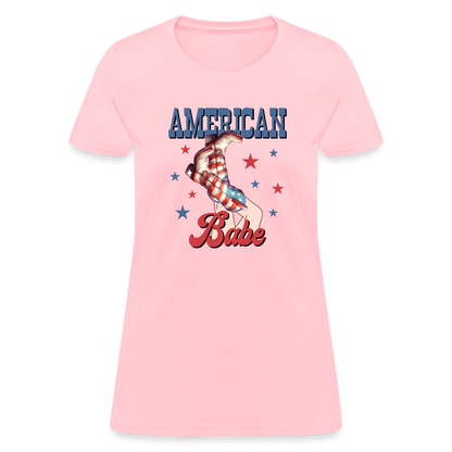 American Babe T-Shirt Color: pink