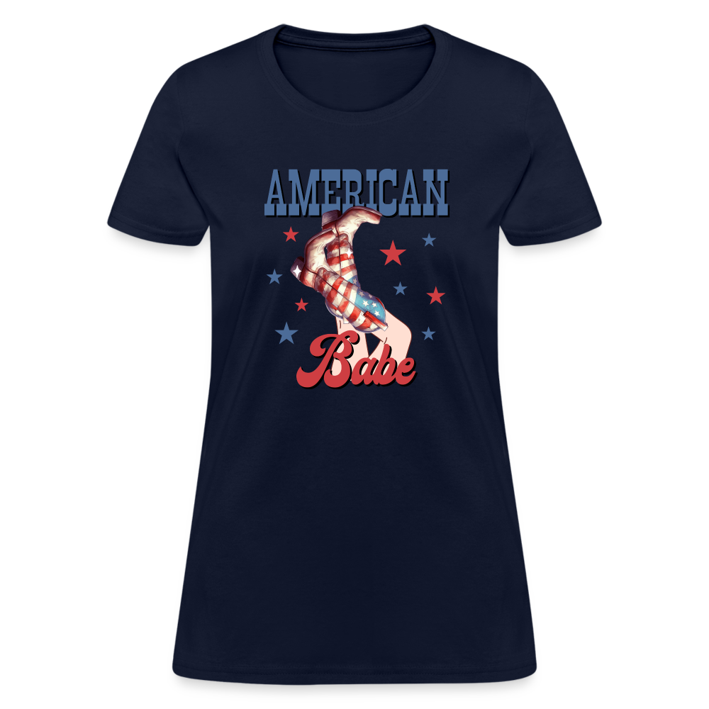 American Babe T-Shirt Color: navy