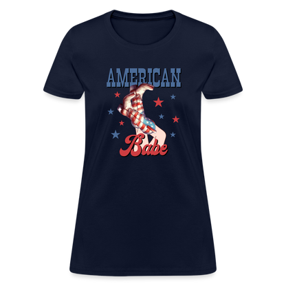 American Babe T-Shirt Color: navy