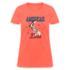 American Babe T-Shirt Color: heather coral