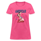 American Babe T-Shirt Color: heather pink