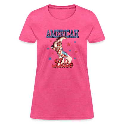 American Babe T-Shirt Color: heather pink