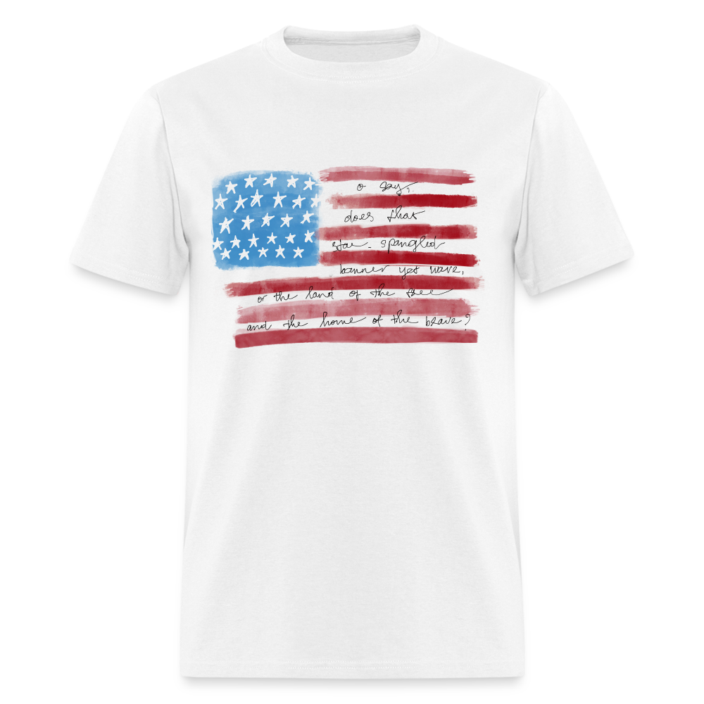 Pledge of Allegiance T-Shirt Color: white