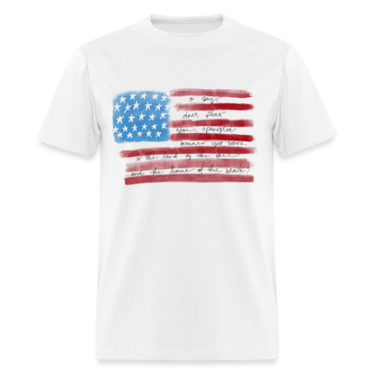 Pledge of Allegiance T-Shirt Color: white