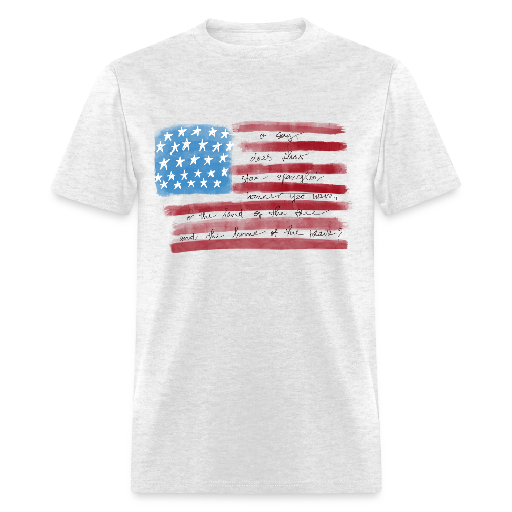 Pledge of Allegiance T-Shirt Color: light heather gray