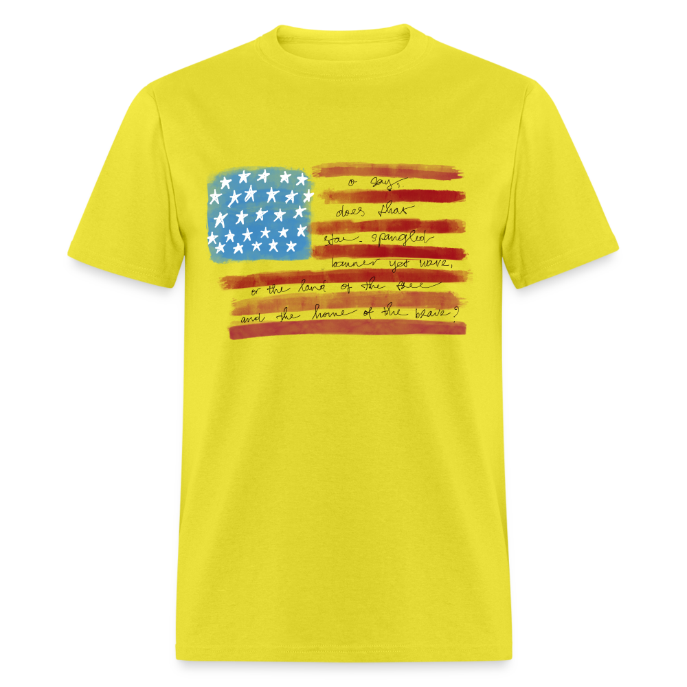 Pledge of Allegiance T-Shirt Color: yellow