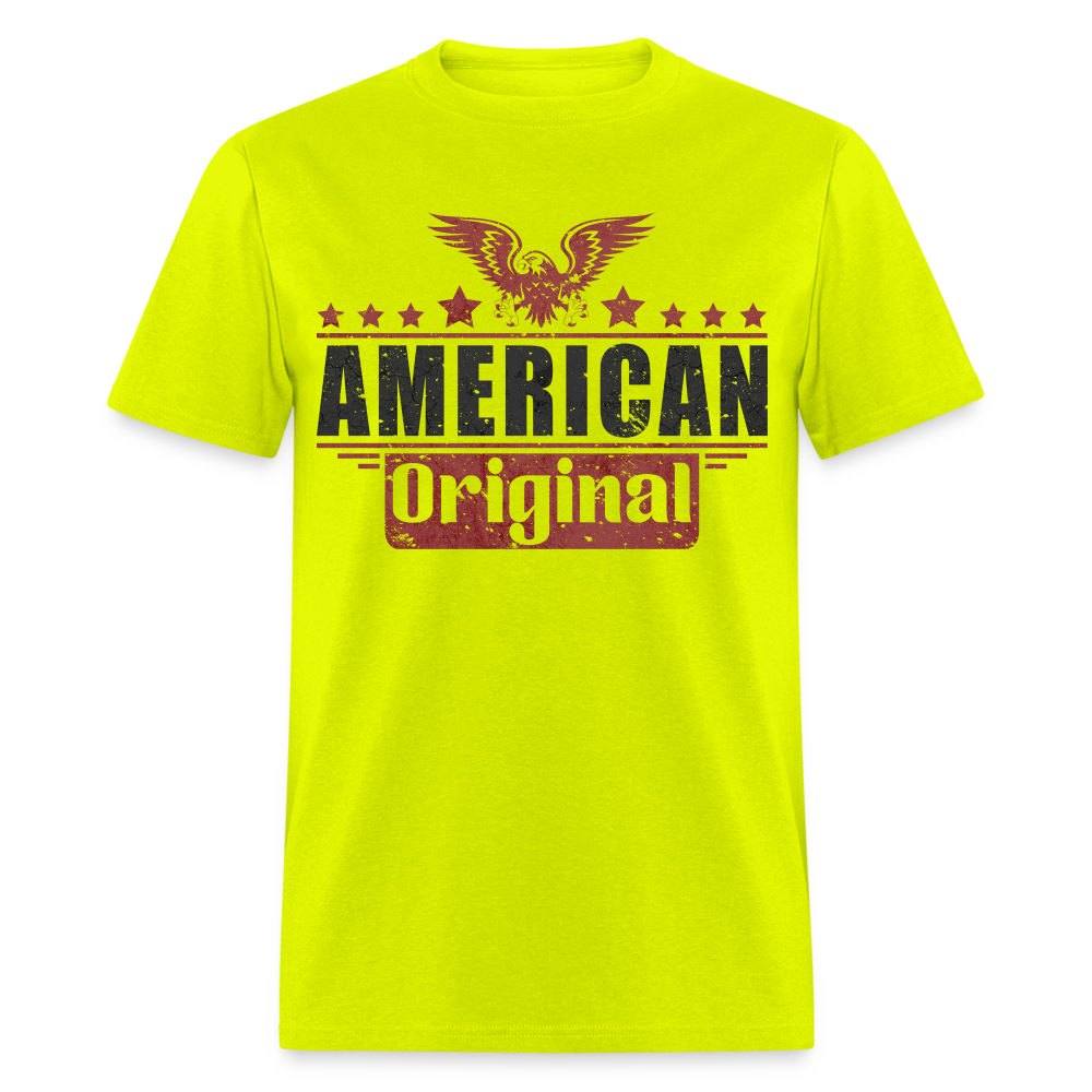 American Original T-Shirt Color: safety green