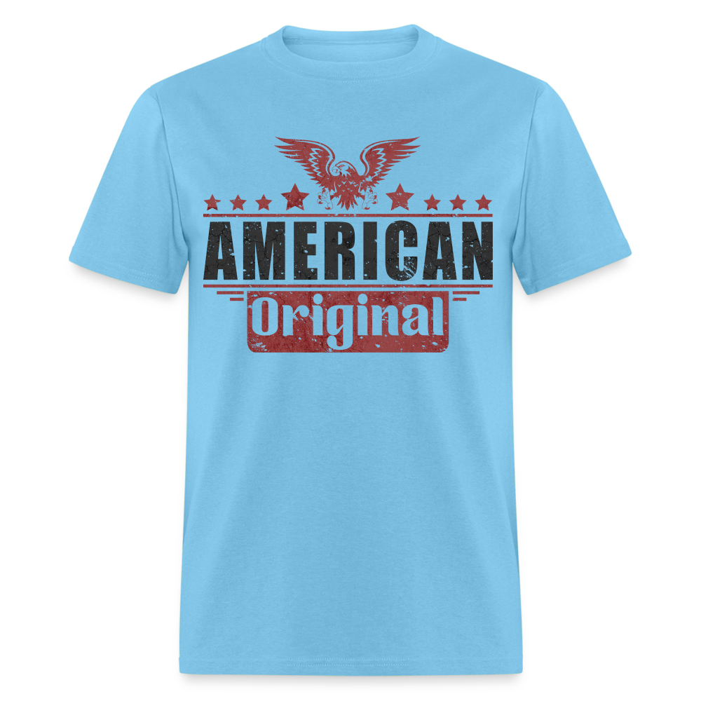 American Original T-Shirt Color: aquatic blue