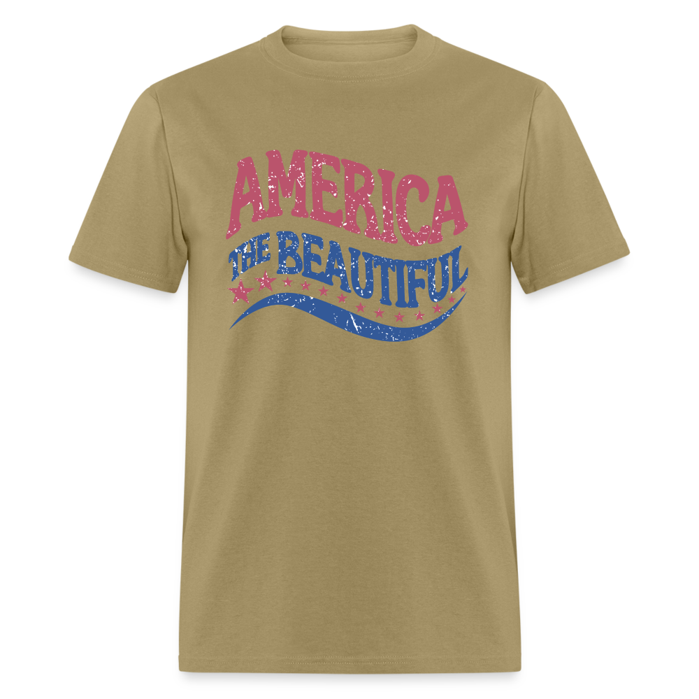American The Beautiful T-Shirt Color: khaki