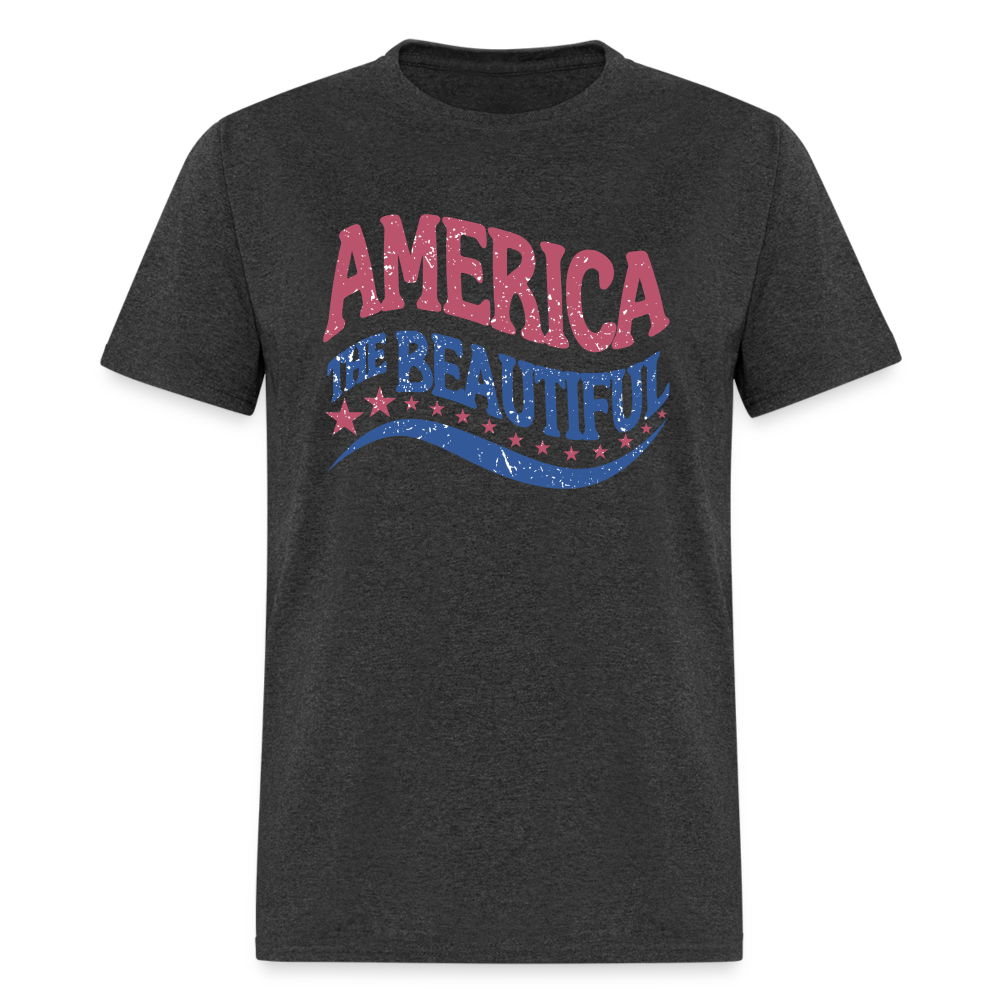American The Beautiful T-Shirt Color: heather black