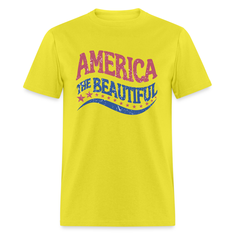 American The Beautiful T-Shirt Color: yellow