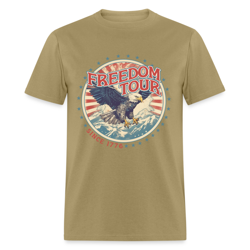Freedom Tour Since 1776 T-Shirt Color: khaki