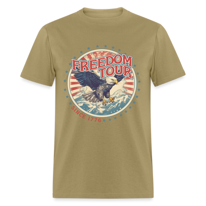 Freedom Tour Since 1776 T-Shirt Color: khaki