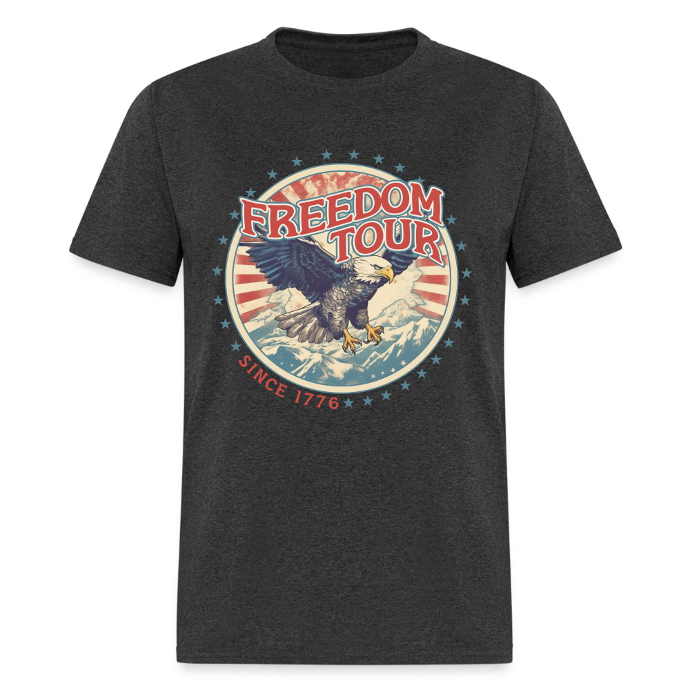 Freedom Tour Since 1776 T-Shirt Color: heather black
