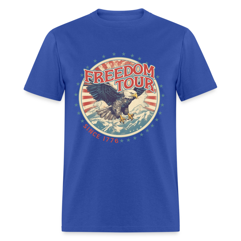 Freedom Tour Since 1776 T-Shirt Color: royal blue