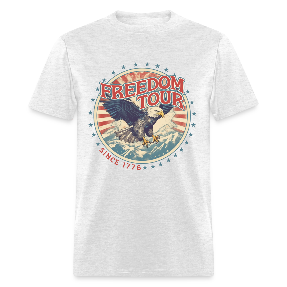 Freedom Tour Since 1776 T-Shirt Color: light heather gray