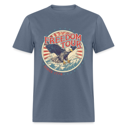 Freedom Tour Since 1776 T-Shirt Color: denim