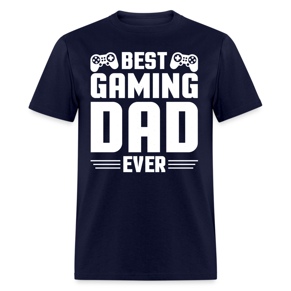 Best Gaming Dad Ever T-Shirt Color: navy