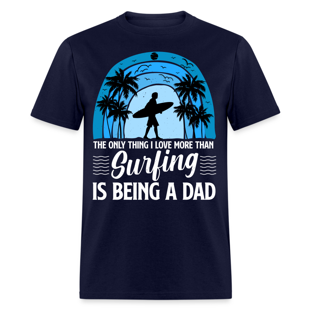 Surfing Dad T-Shirt Color: navy