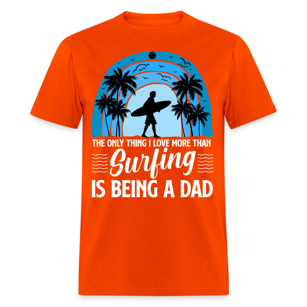 Surfing Dad T-Shirt Color: orange