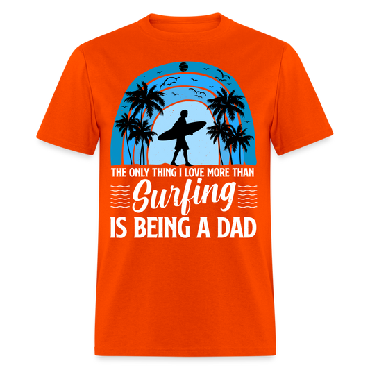 Surfing Dad T-Shirt Color: orange
