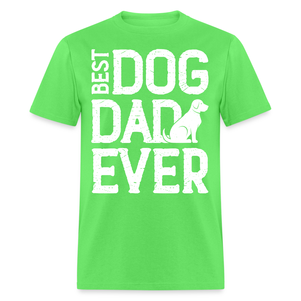 Best Dog Dad Ever T-Shirt Color: kiwi