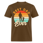 Best Dad Ever T-Shirt (Small Child) Color: brown