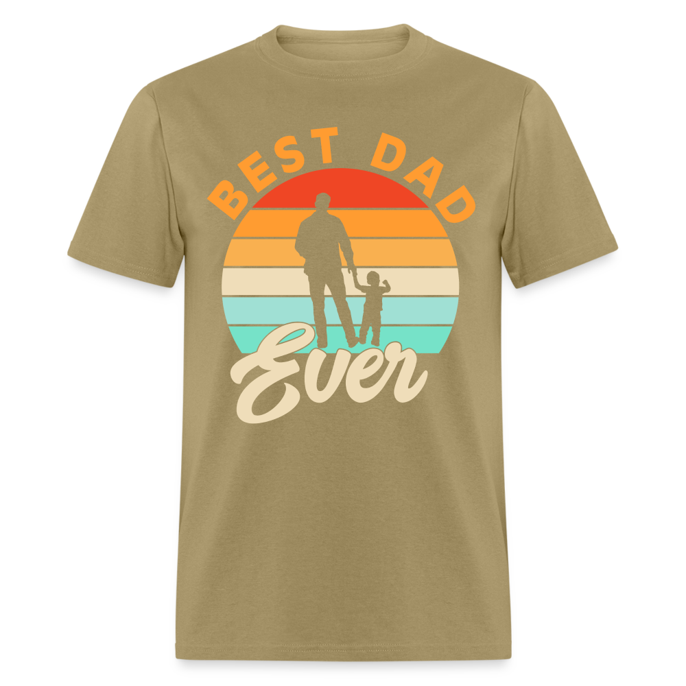 Best Dad Ever T-Shirt (Small Child) Color: khaki