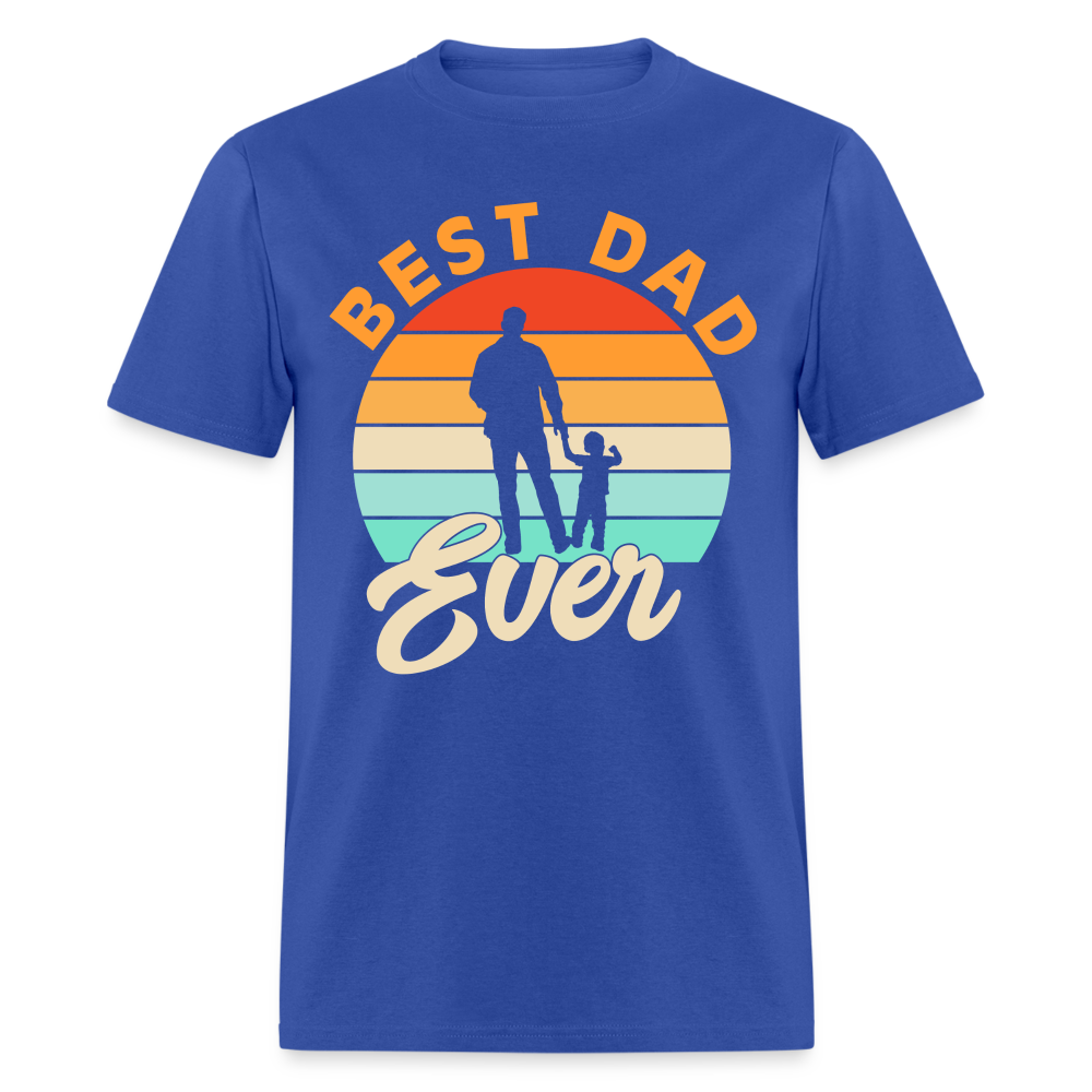 Best Dad Ever T-Shirt (Small Child) Color: royal blue