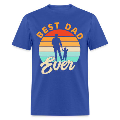Best Dad Ever T-Shirt (Small Child) Color: royal blue