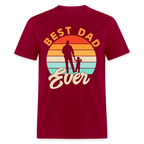 Best Dad Ever T-Shirt (Small Child) Color: dark red