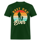 Best Dad Ever T-Shirt (Small Child) Color: forest green
