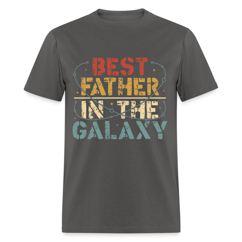 Best Father In The Galaxy T-Shirt Color: charcoal