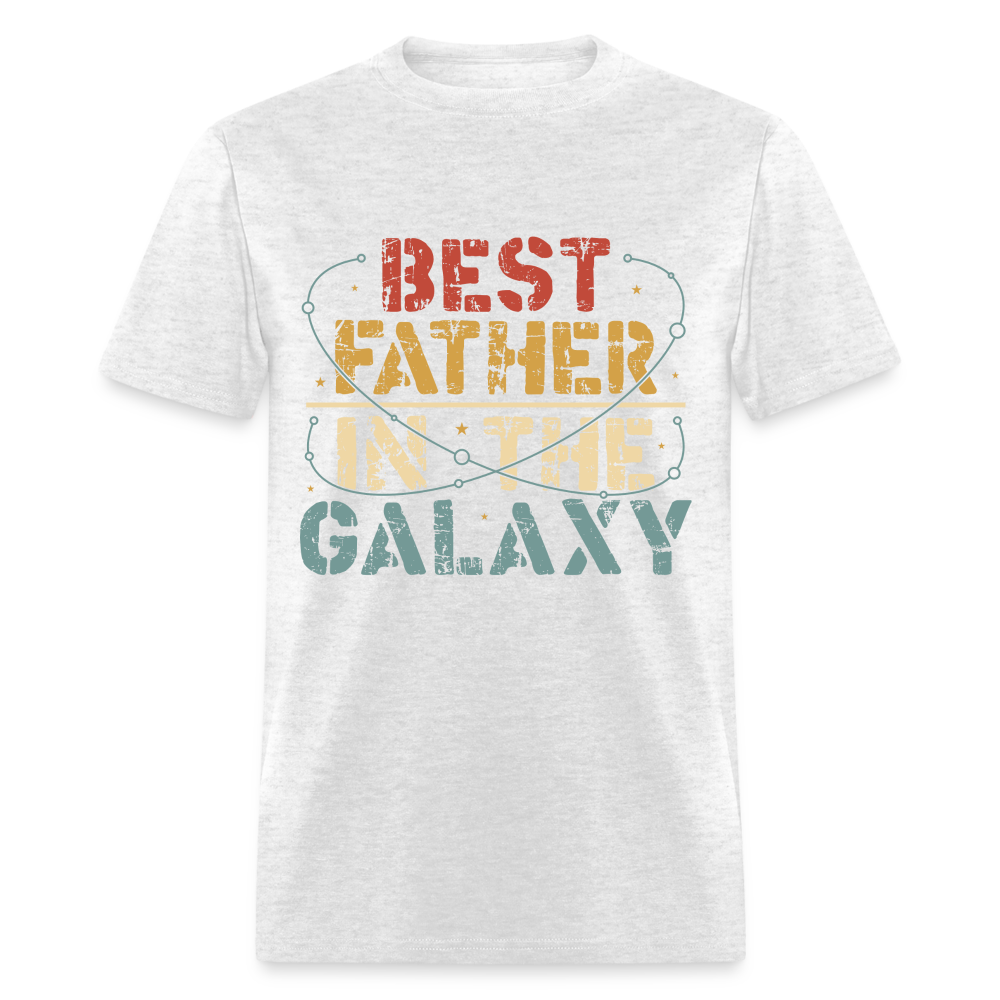 Best Father In The Galaxy T-Shirt Color: light heather gray